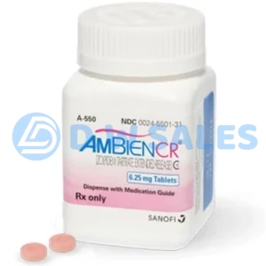 Ambien pills in a pharmacy